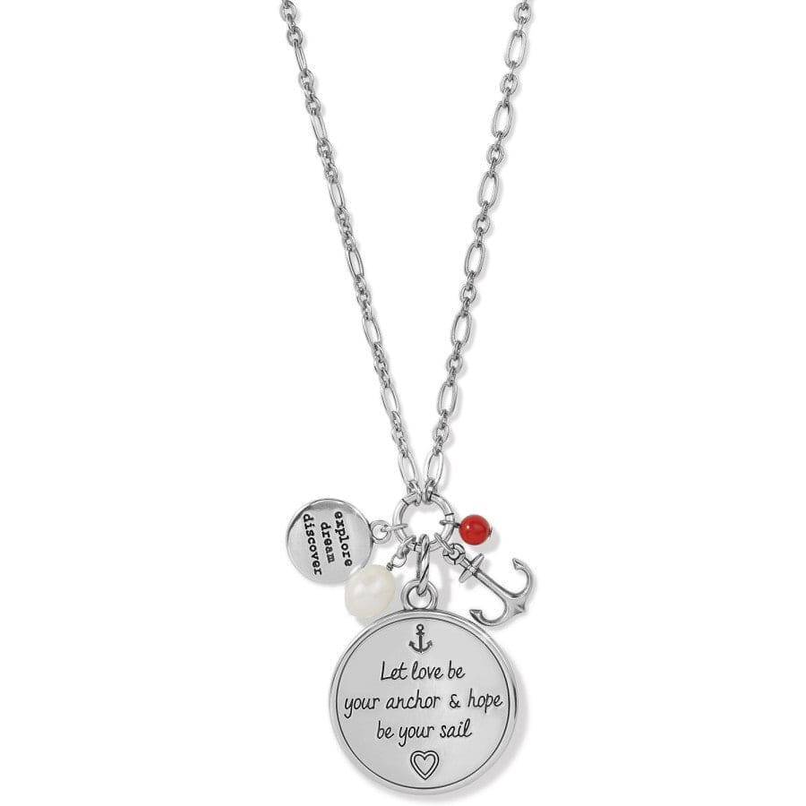 Anchor Bay Charm Necklace silver-multi 2