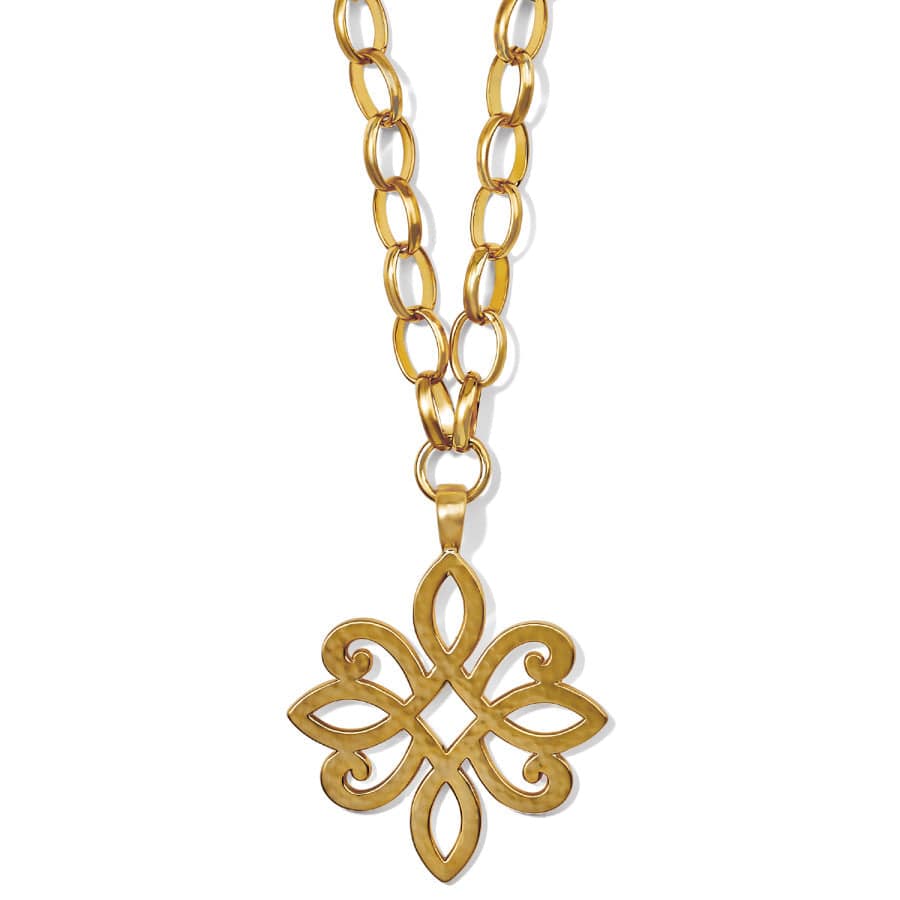 Apollo Necklace brushed-gold 1