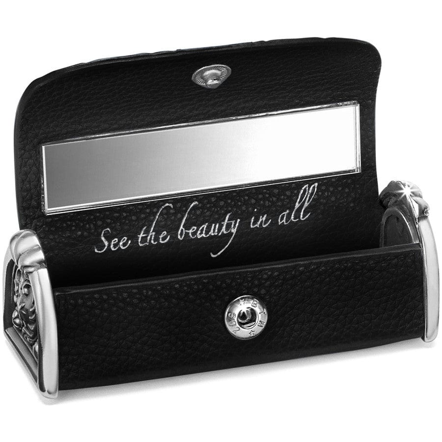 Brighton B Wishes Lipstick Case Black-Chocolate