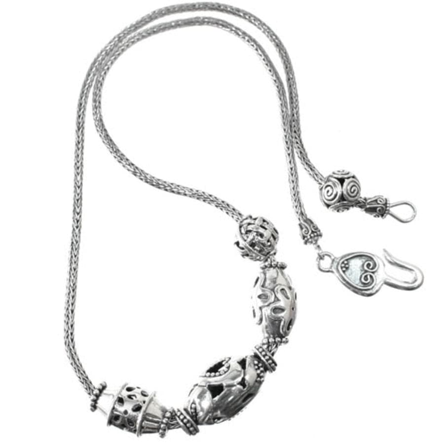 Bali Artisan Bead Necklace silver 1