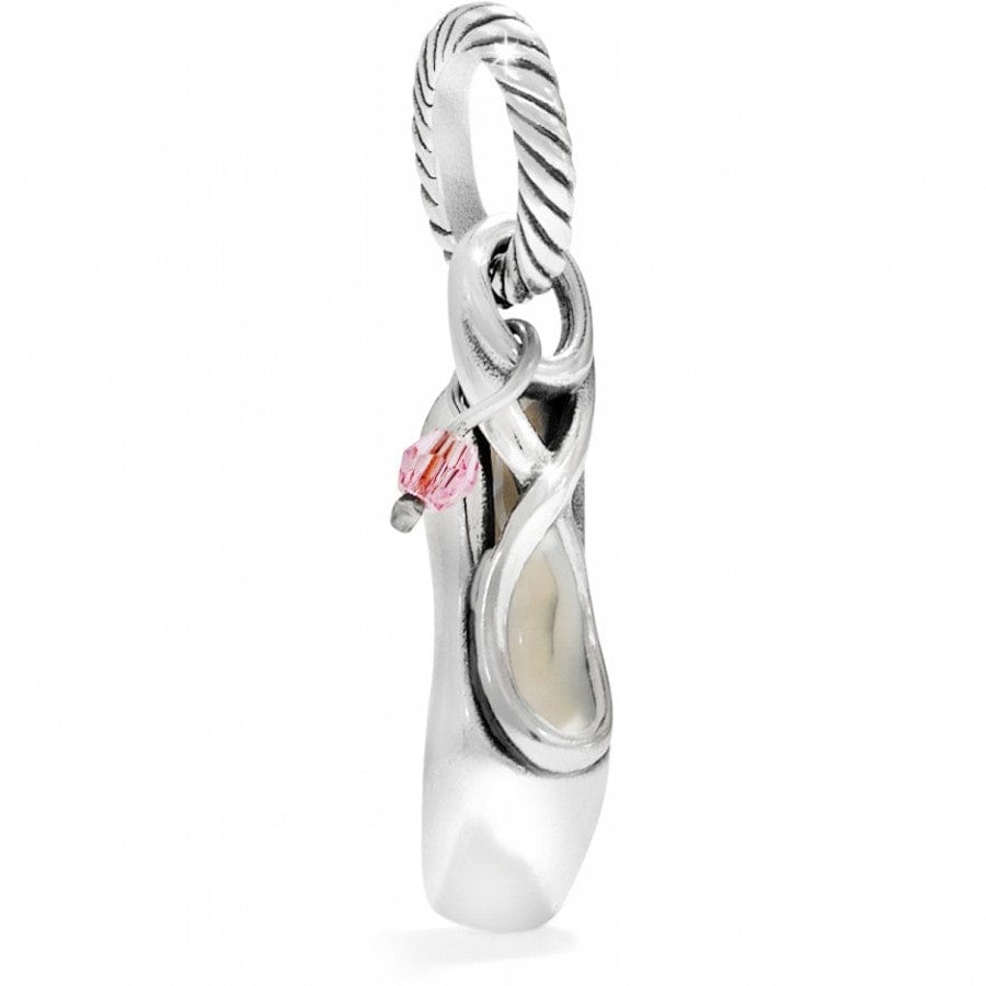 Ballet Shoe Charm silver-pink 4