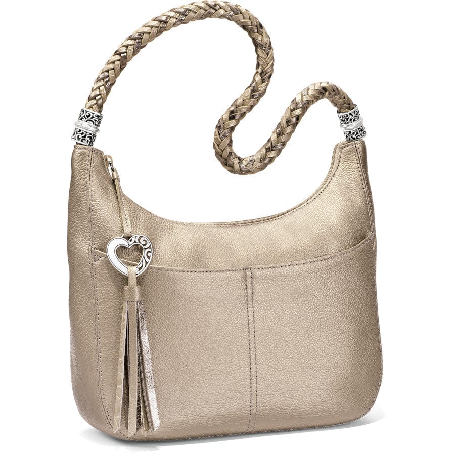 Barbados Ziptop Hobo zinc-pearl 1