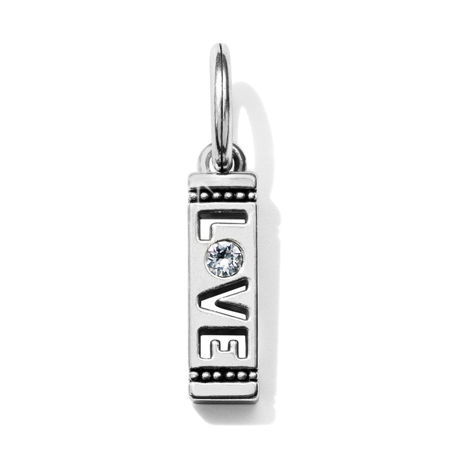 Be Loved Charm silver 1