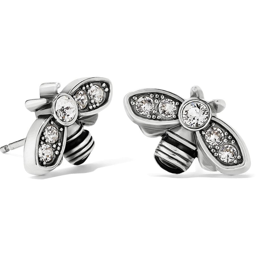 Bee Beautiful Mini Post Earrings silver 1