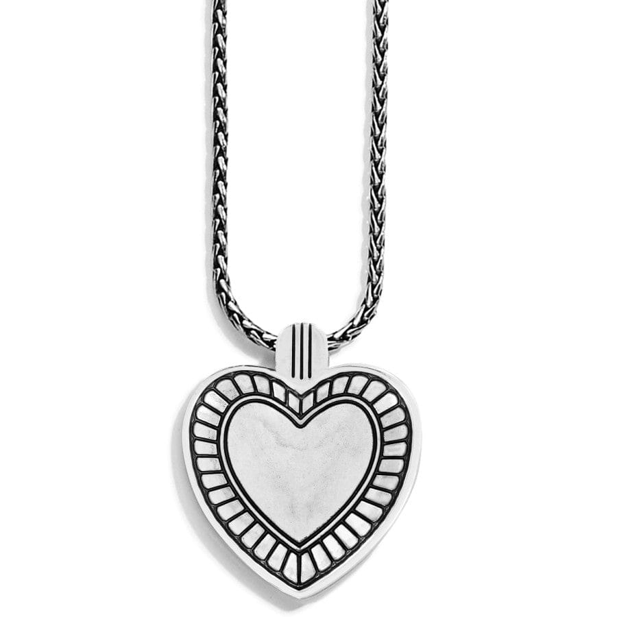 Big Sky Heart Necklace silver 2