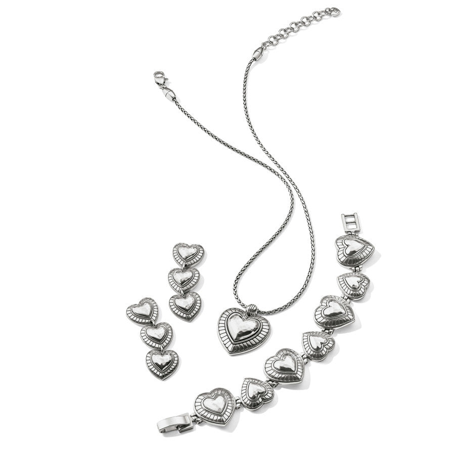 Big Sky Heart Necklace silver 4