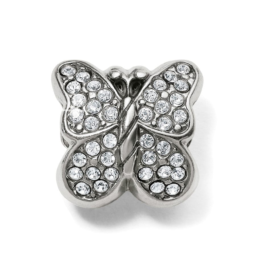 Blingy Butterfly Bead silver 1
