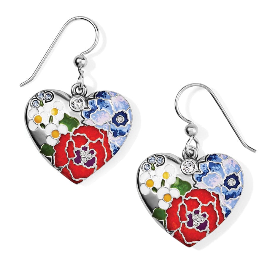 Blossom Hill Heart French Wire Earrings silver-multi 1