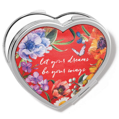 Blossom Hill Rouge Heart Compact Mirror