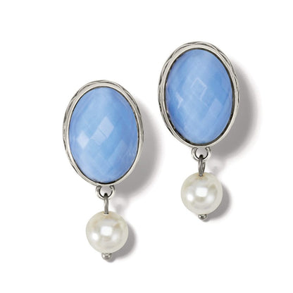 Blue Moon Leverback Earrings