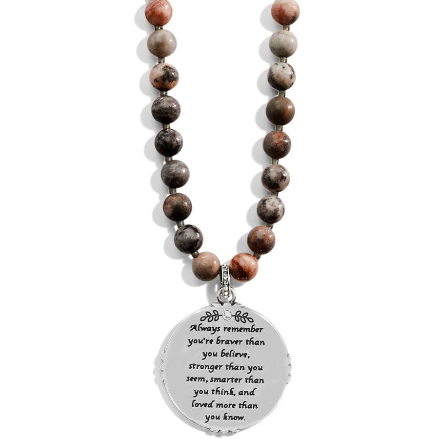 Brave Angel Pendant Necklace silver-gold 2