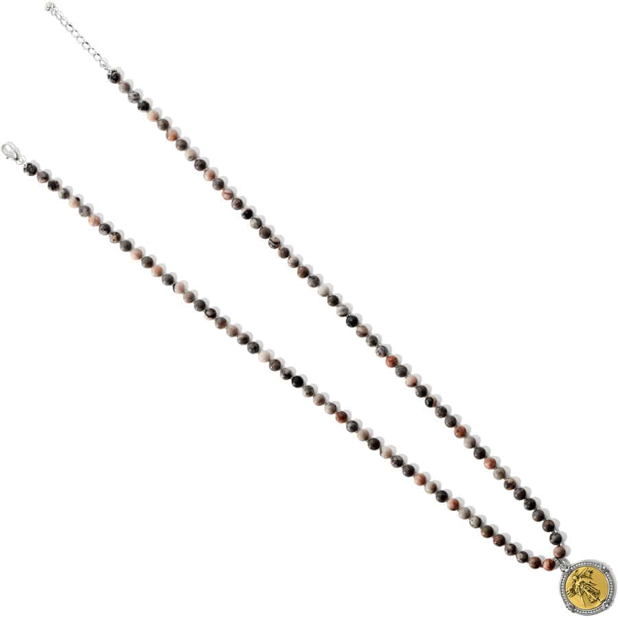 Brave Angel Pendant Necklace silver-gold 3