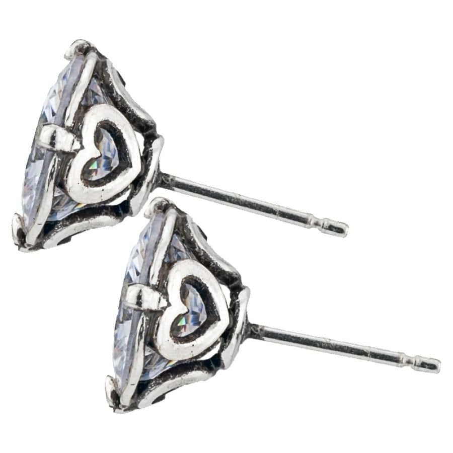 Brilliance 9MM Post Earrings silver 2