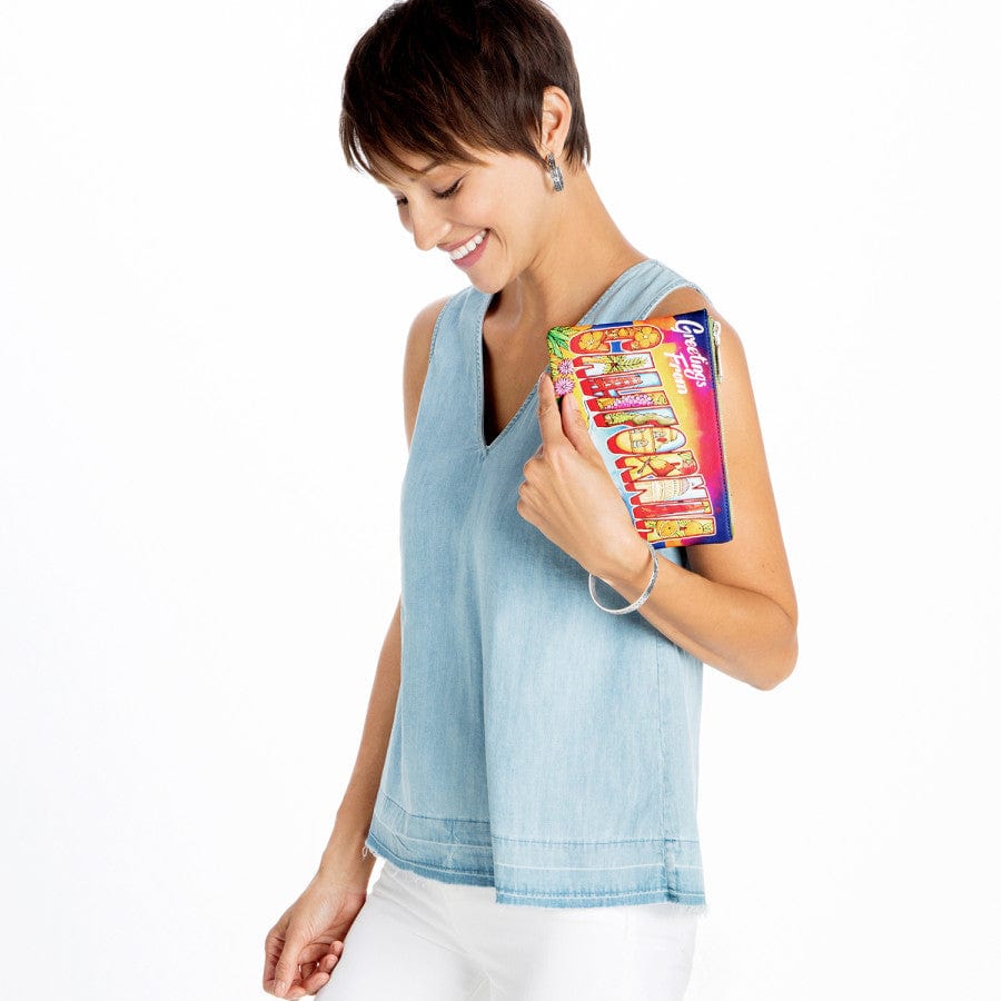 Brighton travel purse top