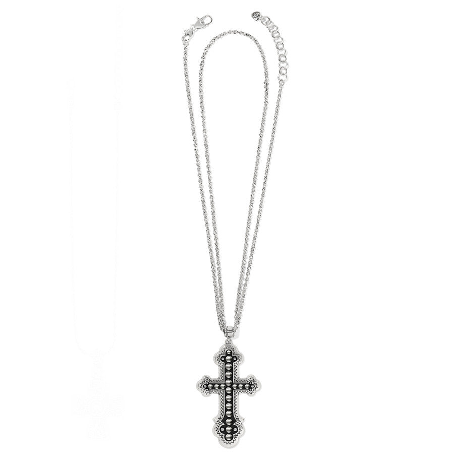 Calvary Cross Convertible Necklace silver 3