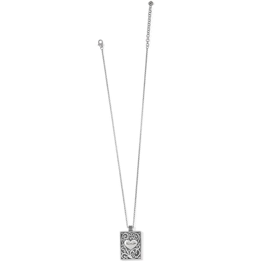 Carlotta Heart Pendant Necklace silver 2