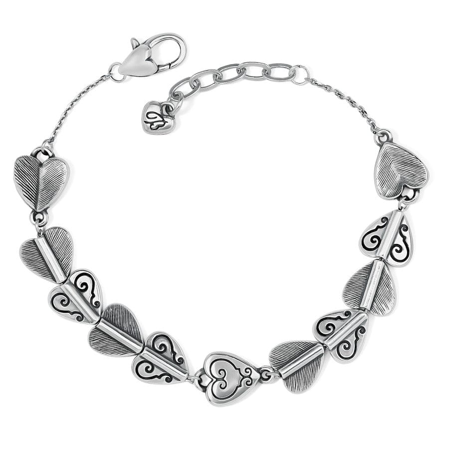Cascading Hearts Bracelet silver 1