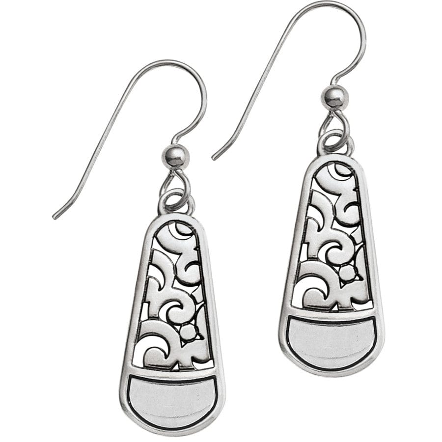 Catania French Wire Earrings silver-black 5