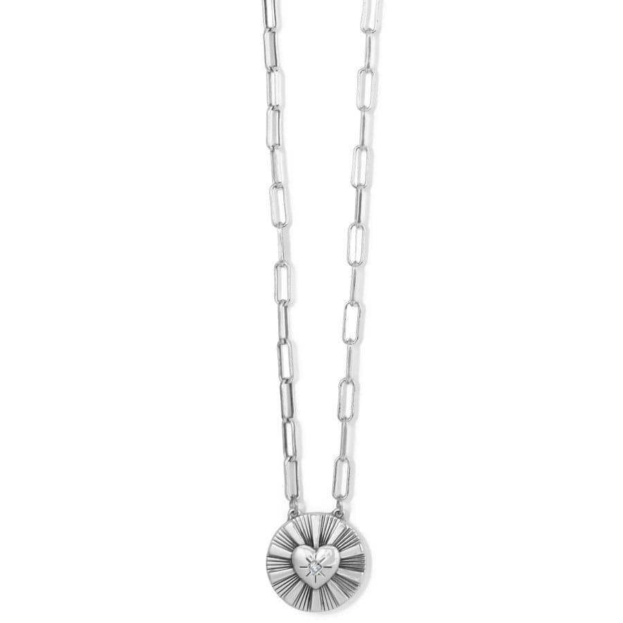 Celeste Heart Necklace silver 1