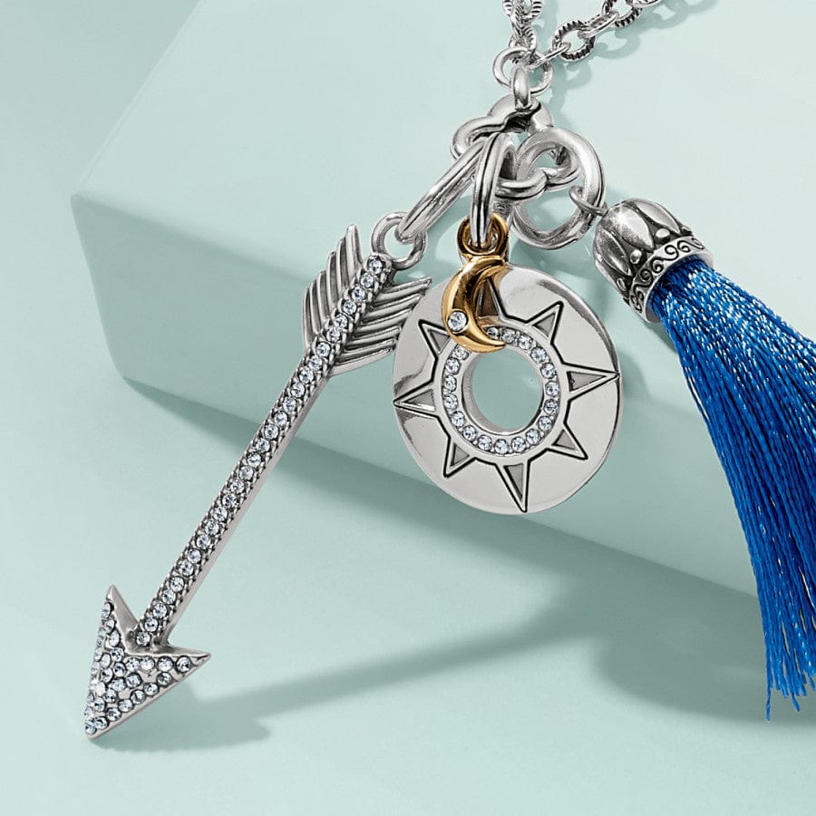 Choose Courage Amulet Necklace Gift Set silver-blue 2