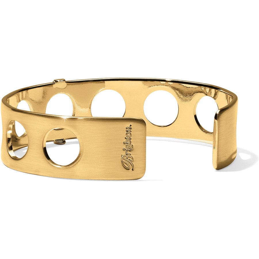 Christo Los Angeles Slim Cuff Bracelet gold 2