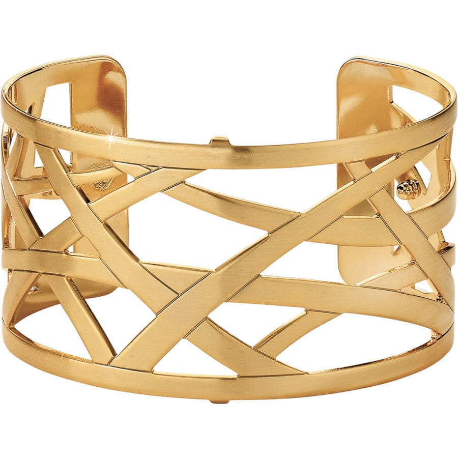 Christo Maritzburg Wide Cuff Bracelet gold 1