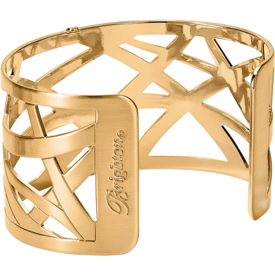 Christo Maritzburg Wide Cuff Bracelet gold 2