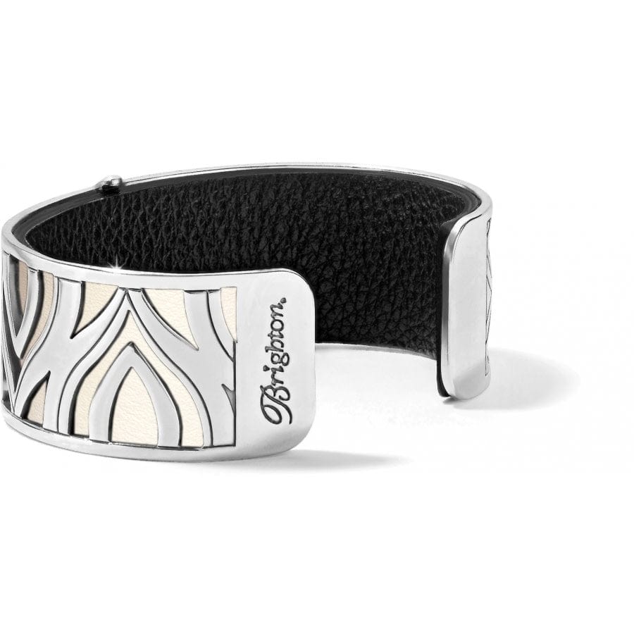 Christo Moscow Narrow Cuff Bracelet Set silver-white 6