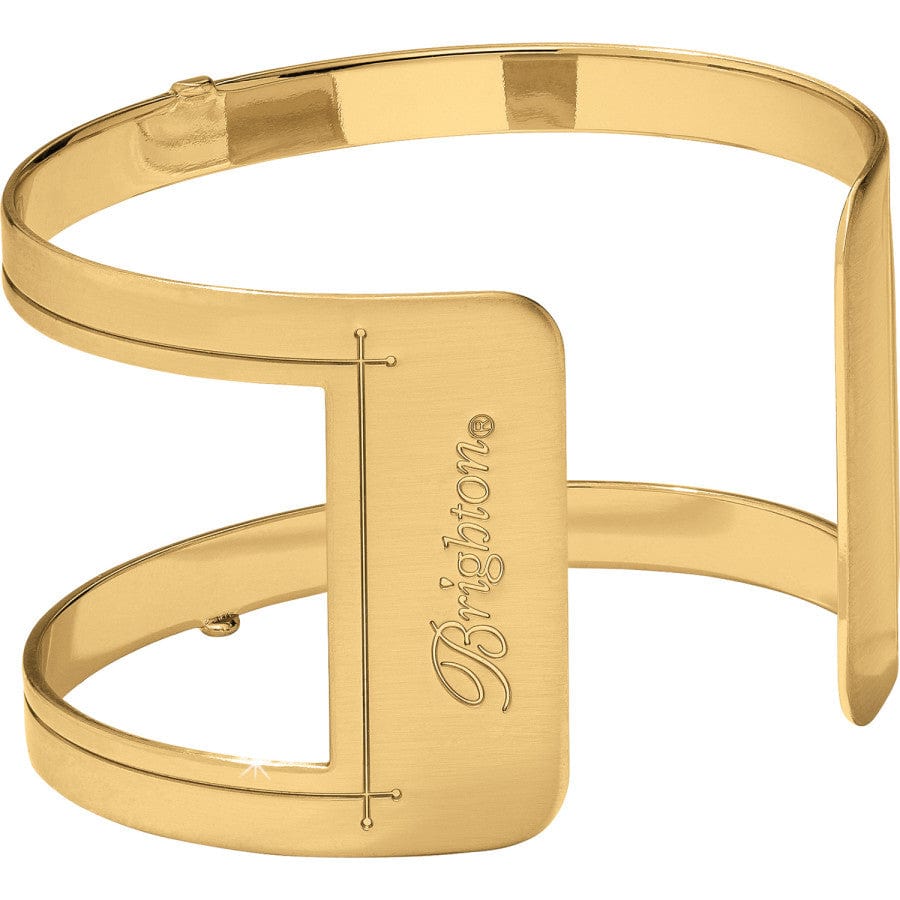 Christo New Delhi Wide Cuff Bracelet gold 2