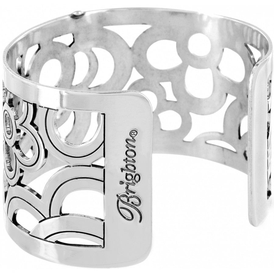 Christo Newberry Wide Cuff Bracelet silver 2