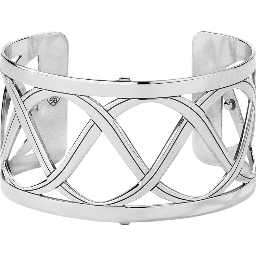 Christo Sydney Wide Cuff Bracelet silver 4