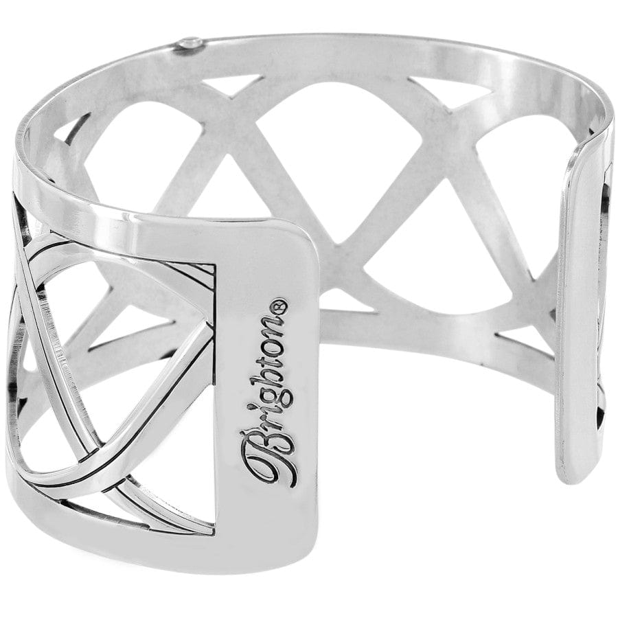 Christo Sydney Wide Cuff Bracelet silver 5