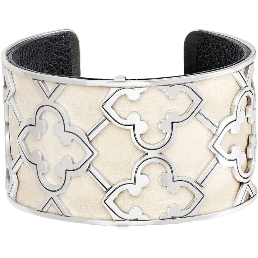 Christo Toledo Wide Cuff Bracelet Set silver-black 2