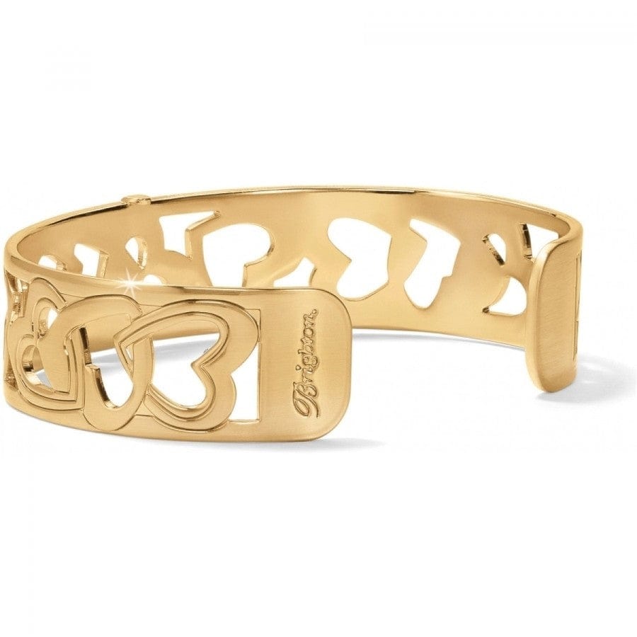 Christo Venice Slim Cuff Bracelet gold 2
