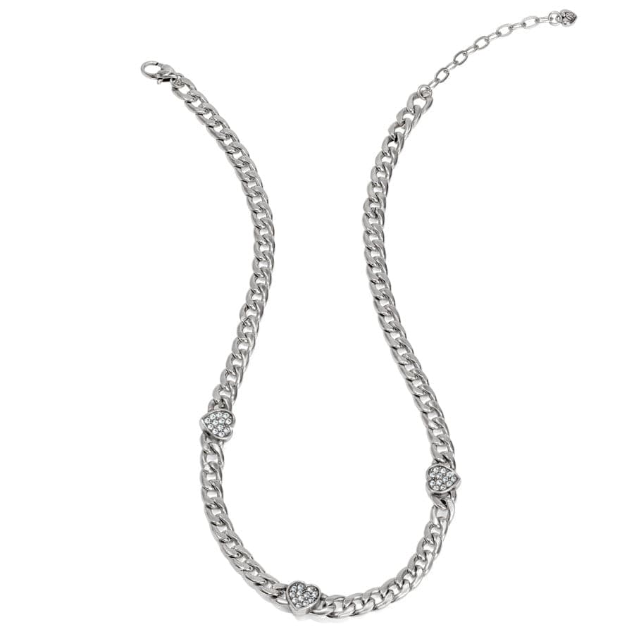 Cleo Heart Reversible Necklace silver 4