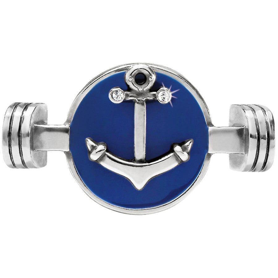 Color Clique Cord Anchor Ornament silver-blue 1