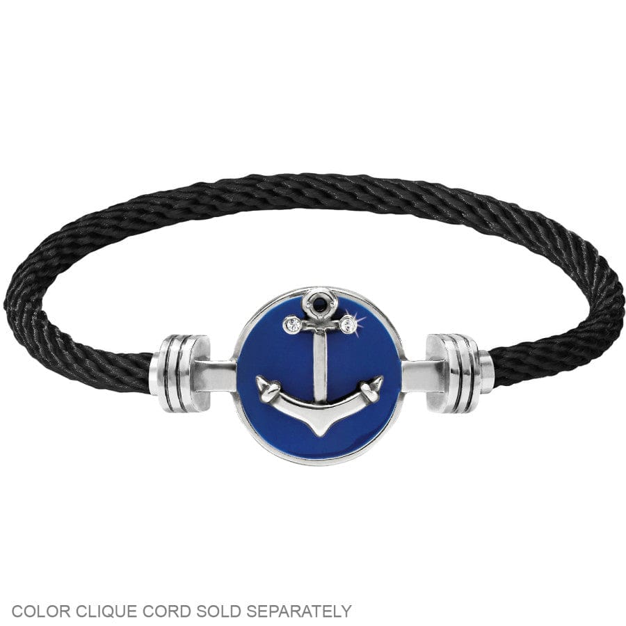 Color Clique Cord Anchor Ornament silver-blue 2