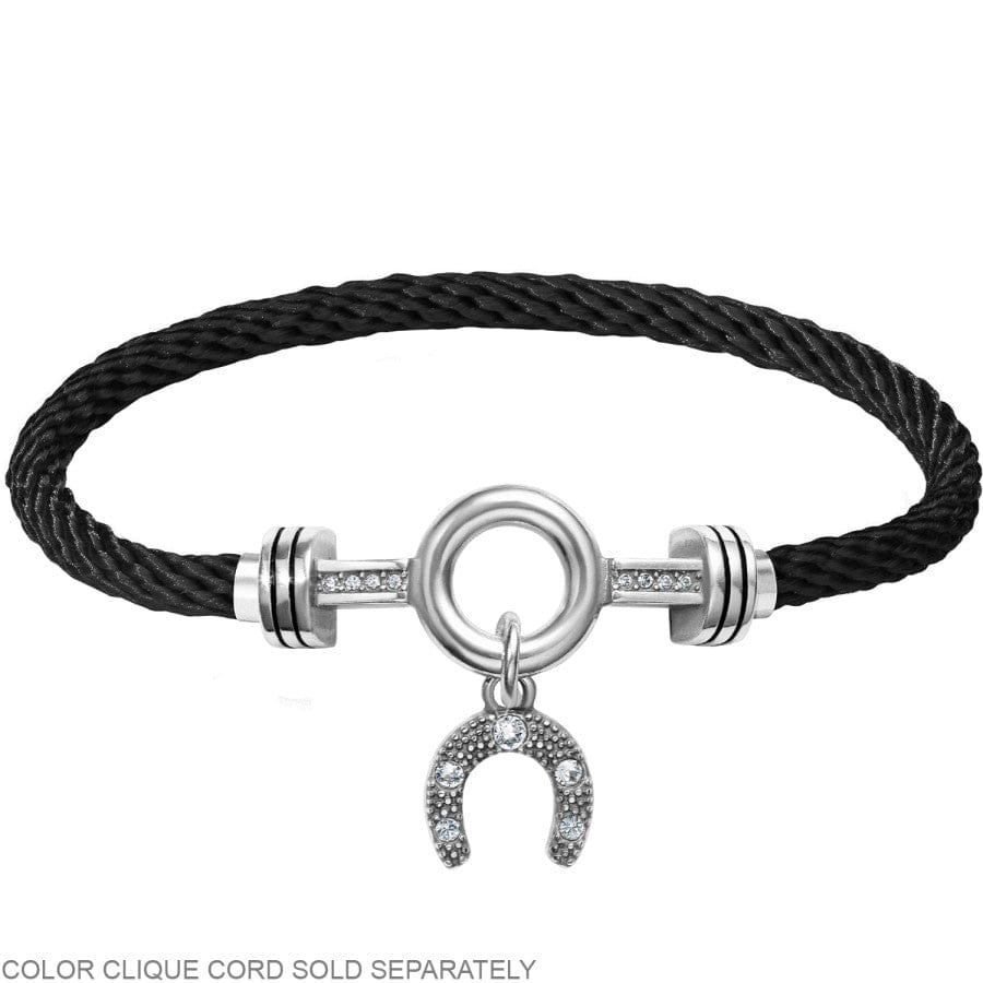 Color Clique Cord Lucky Horseshoe Ornament Brighton