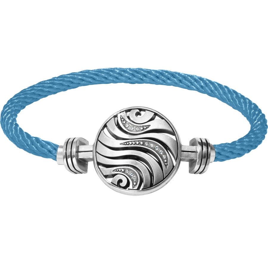 Color Clique Cord Oceanus Bracelet Set silver-light-blue 1