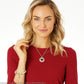Color Clique Cord Starlit Heart Ornament