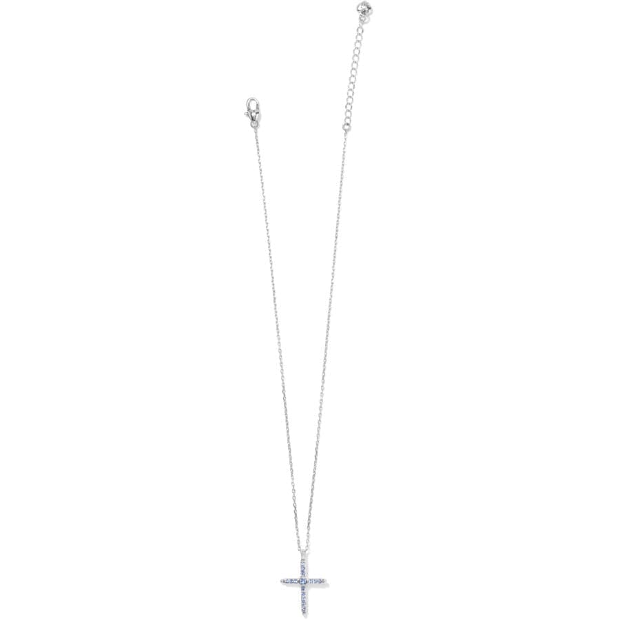Color Drops Cross Necklace