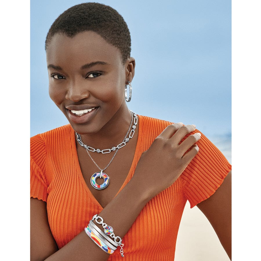Colormix Bangle silver-multi 3
