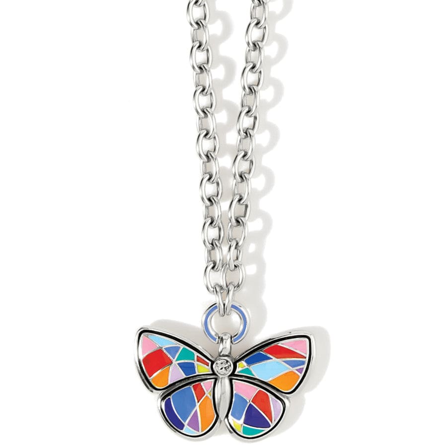 Colormix Butterfly Ring Necklace silver-multi 1