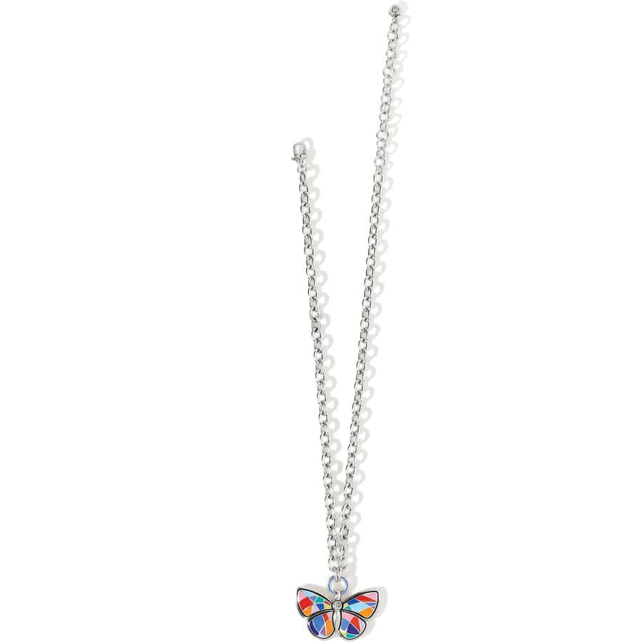 Colormix Butterfly Ring Necklace silver-multi 3