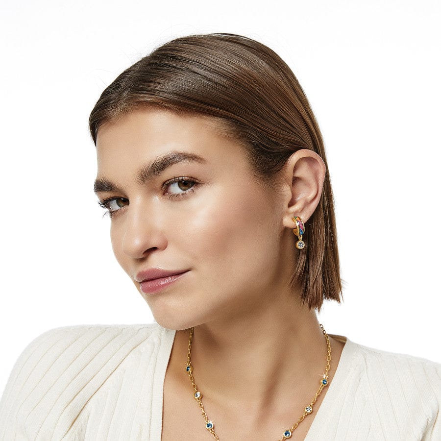 Colormix Jewel Hoop Earrings