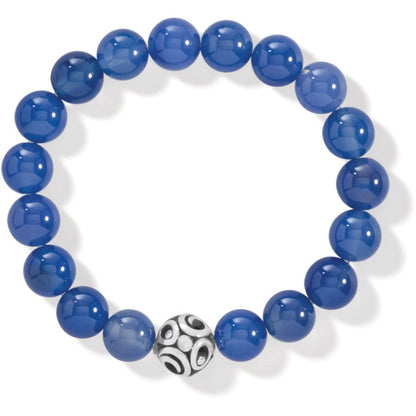 Contempo Chroma Blue Agate Stretch Bracelet