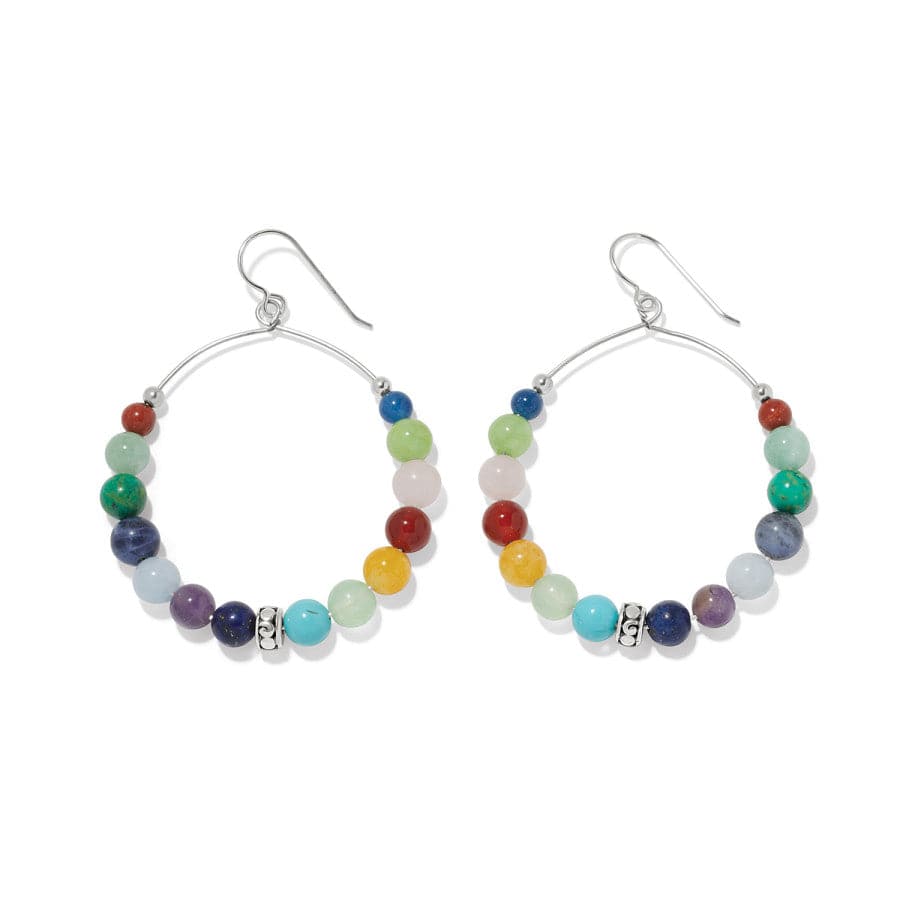 Contempo Confetti French Wire Earrings silver-multi 2