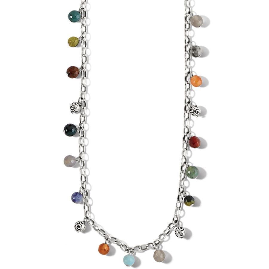 Contempo Desert Sky Droplet Necklace silver-multi 1