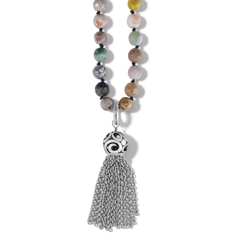 Contempo Desert Sky Tassel Necklace silver-multi 1