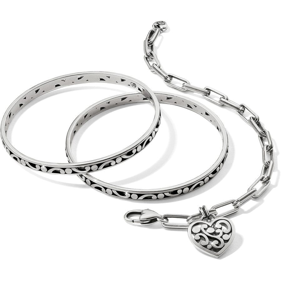 Contempo Heart Link Bracelet